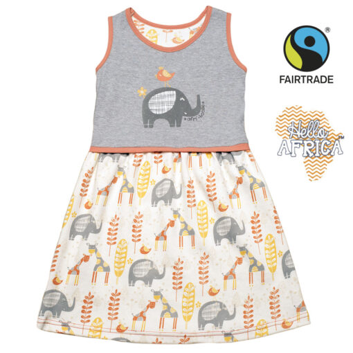 Letní šatičky na ramínka - Afri-hoolie - HAFP. Fairtrade