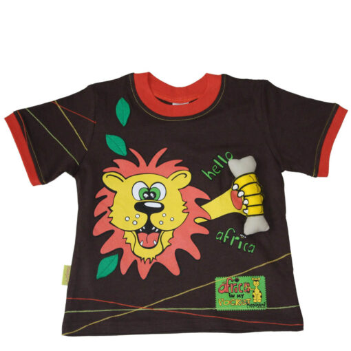 Tričko pro kluky "Chyť kost" z biobavlny a Fairtrade